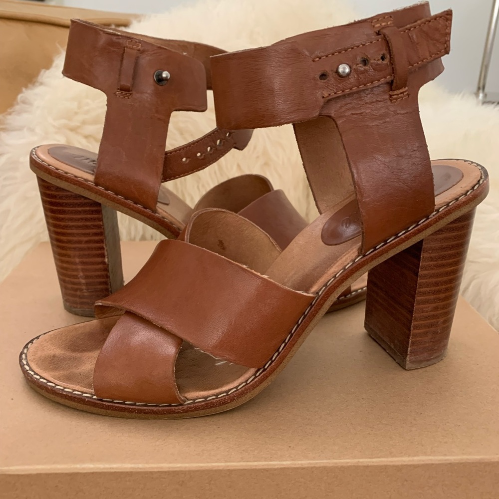 MADEWELL Leather Block Heel Sandal